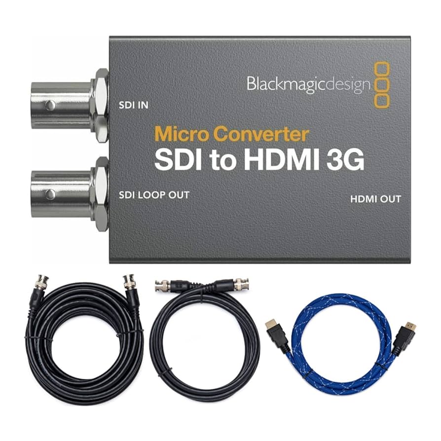 その他 BlackmagicDesign SDI to HDMI 3G PSU Blackmagic Design Micro Converter SDI to HDMI 3G (with Power